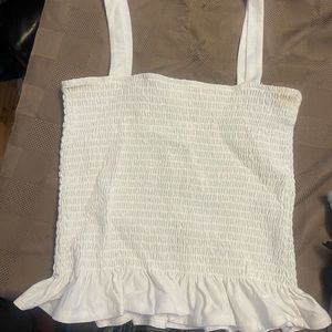H&M white tank top size small